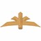 Ekena Millwork Davenport Rough Sawn Timber Gable Bracket, Western Red Cedar, 60"W x 22"H x 6"D x 6"F, 9/12 Pitch GBW060X22X0606DAV00RWR - alternate 1
